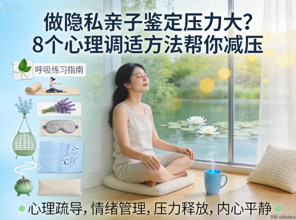 做隐私亲子鉴定压力大？8个心理调适方法帮你减压