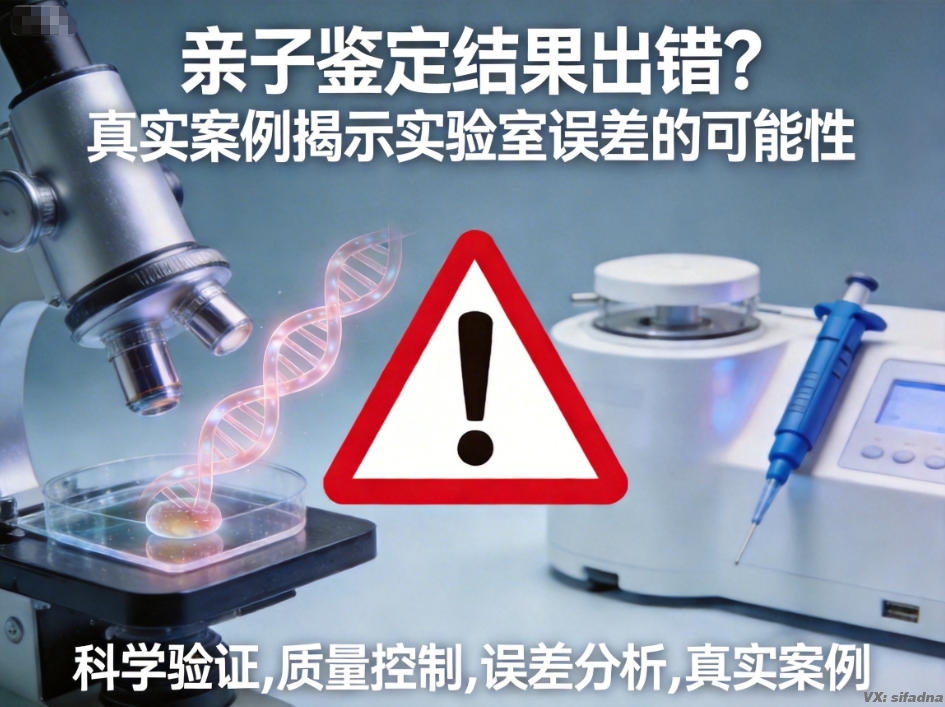 亲子鉴定结果出错？真实案例揭示实验室误差的可能性