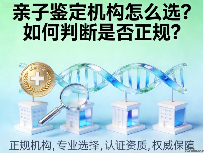 亲子鉴定机构怎么选？如何判断是否正规？