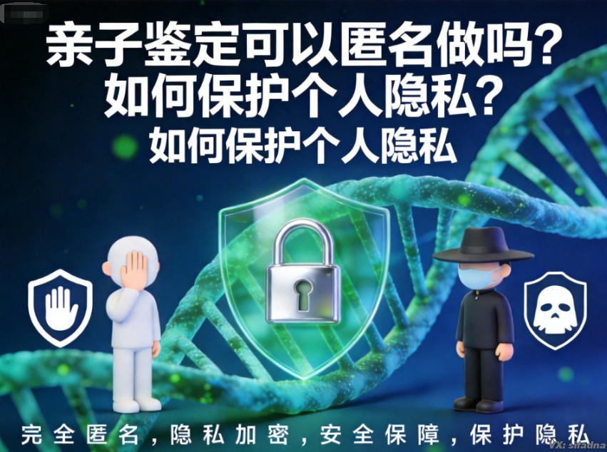 亲子鉴定可以匿名做吗？如何保护个人隐私？