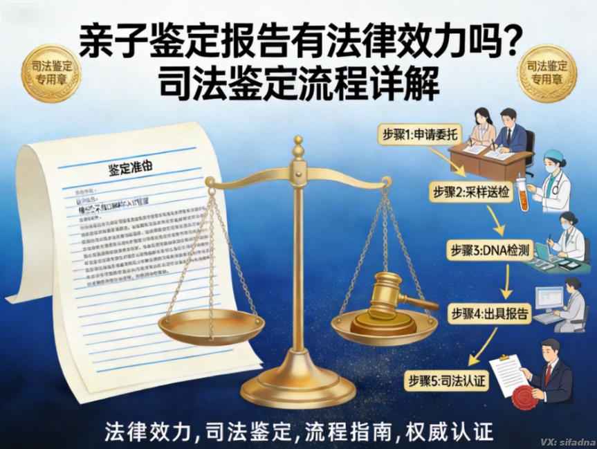 亲子鉴定报告有法律效力吗？司法鉴定流程详解