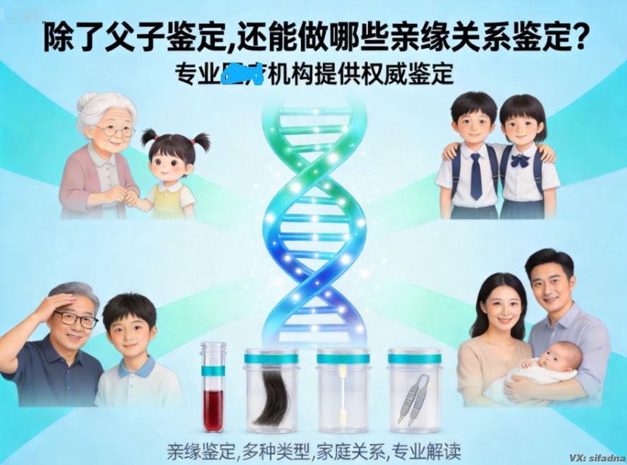 除了父子鉴定，还能做哪些亲缘关系鉴定？