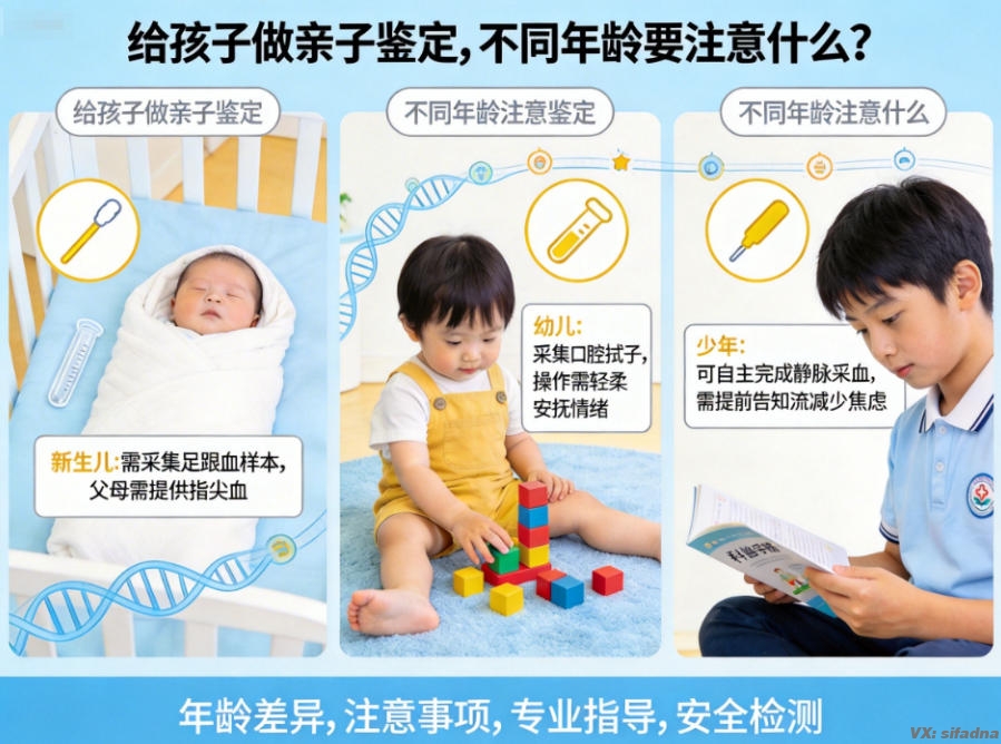 给孩子做亲子鉴定,不同年龄要注意什么? 给孩子做亲子鉴定,不同年龄要注意什么?