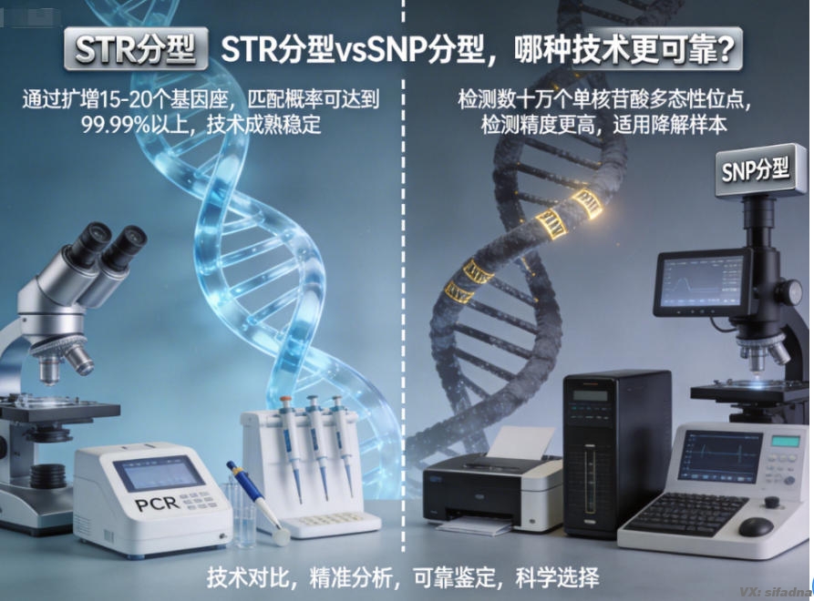 STR分型vsSNP分型，哪种技术更可靠？
