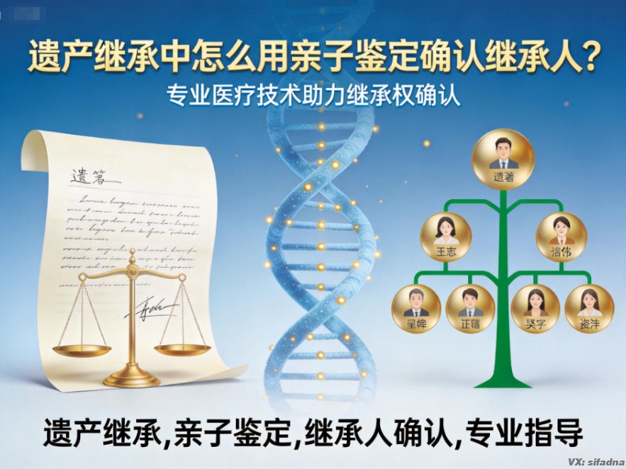 遗产继承中怎么用亲子鉴定确认继承人? 遗产继承中怎么用亲子鉴定确认继承人?