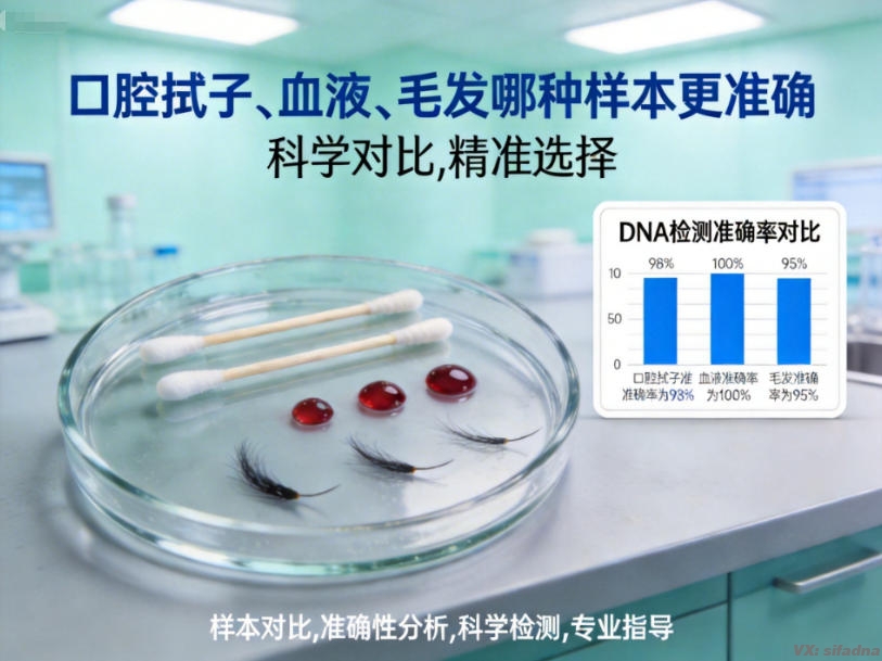 口腔拭子、血液、头发,哪种样本最准确? 口腔拭子、血液、头发,哪种样本最准确?