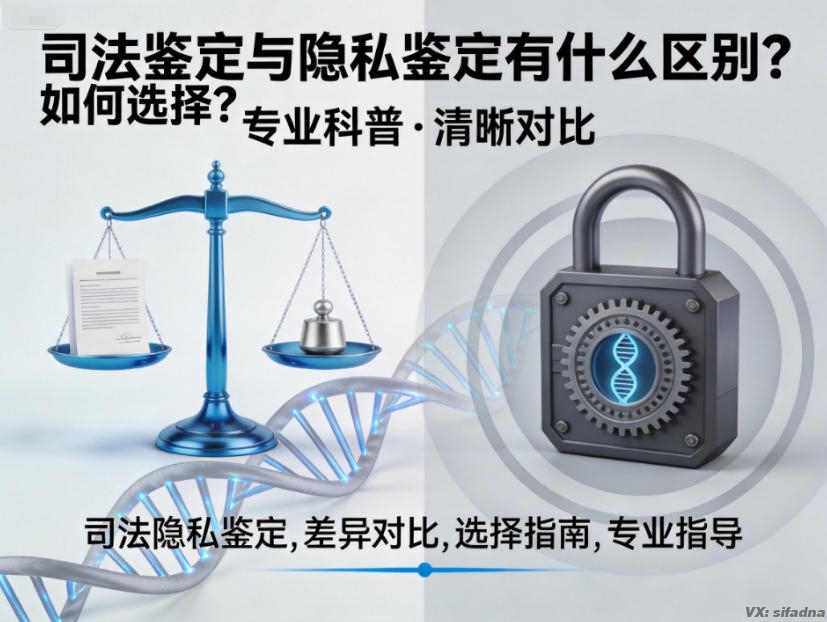 司法鉴定与隐私鉴定有什么区别？如何选择