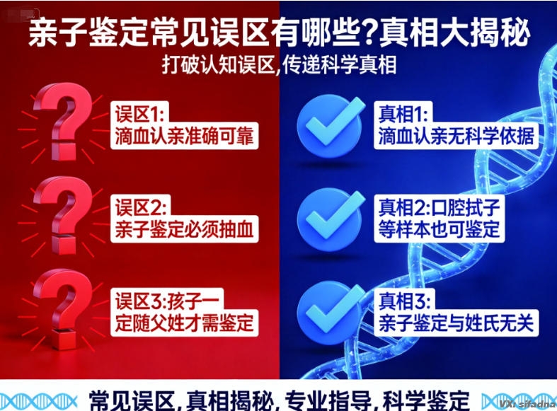 亲子鉴定常见误区有哪些？真相大揭秘
