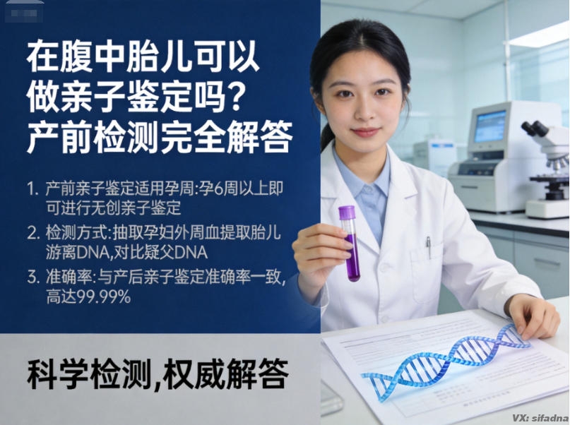 在腹中胎儿可以做亲子鉴定吗？产前检测完全解答
