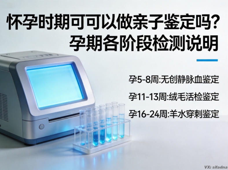 怀孕时期可以做亲子鉴定吗?孕期各阶段检测说明 怀孕时期可以做亲子鉴定吗?孕期各阶段检测说明