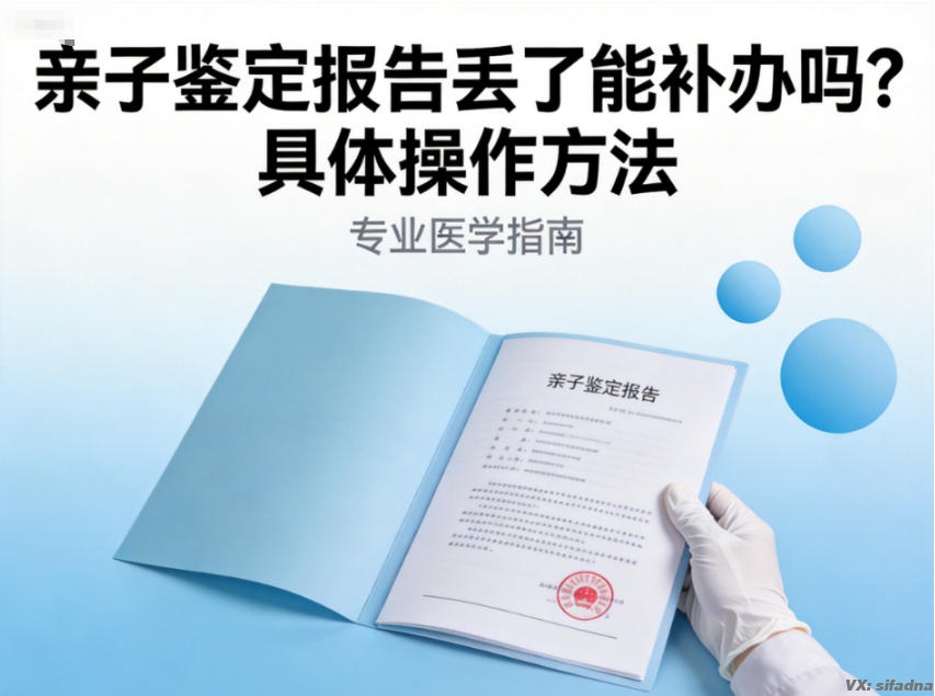 亲子鉴定报告丢了能补办吗?具体操作方法 亲子鉴定报告丢了能补办吗?具体操作方法
