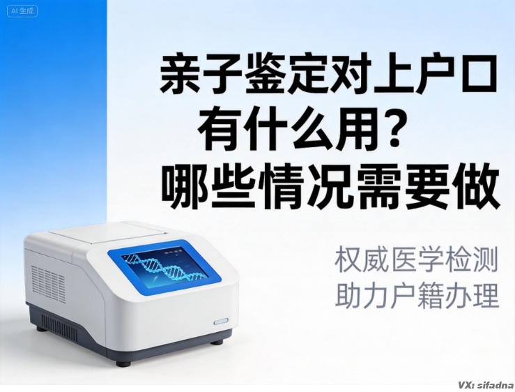 亲子鉴定对上户口有什么用？哪些情况需要做