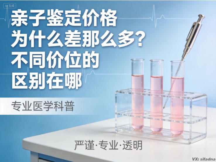 亲子鉴定价格为什么差那么多？不同价位的区别在哪