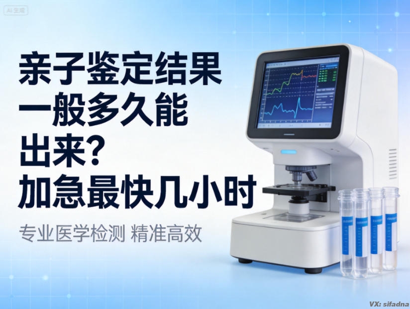 亲子鉴定结果一般多久能出来?加急最快几小时 亲子鉴定结果一般多久能出来?加急最快几小时
