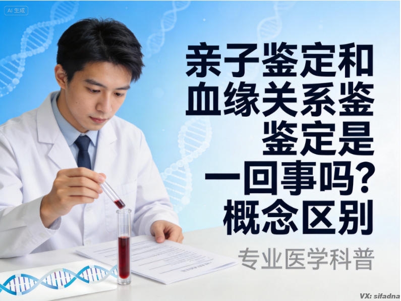 亲子鉴定和血缘关系鉴定是一回事吗?概念区别 亲子鉴定和血缘关系鉴定是一回事吗?概念区别