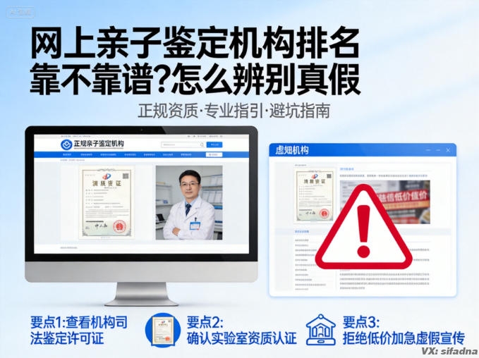 网上亲子鉴定机构排名靠不靠谱？怎么辨别真假