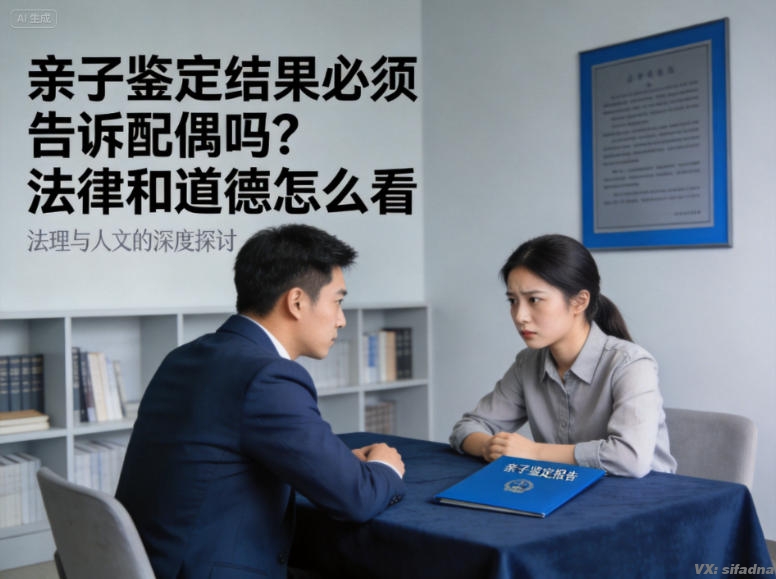 亲子鉴定结果必须告诉配偶吗?法律和道德怎么看 亲子鉴定结果必须告诉配偶吗?法律和道德怎么看