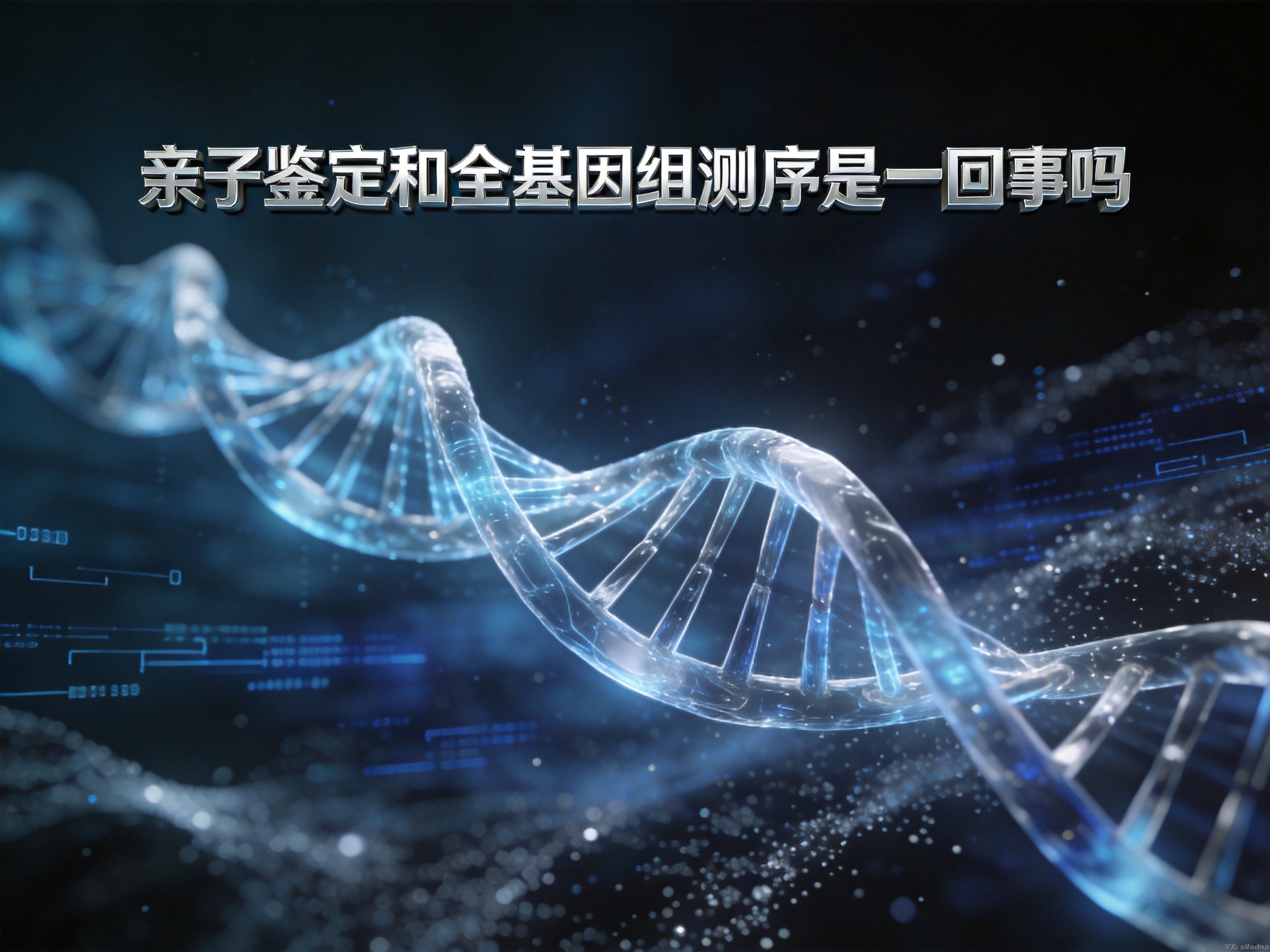 亲子鉴定和全基因组测序是一回事吗 亲子鉴定和全基因组测序是一回事吗