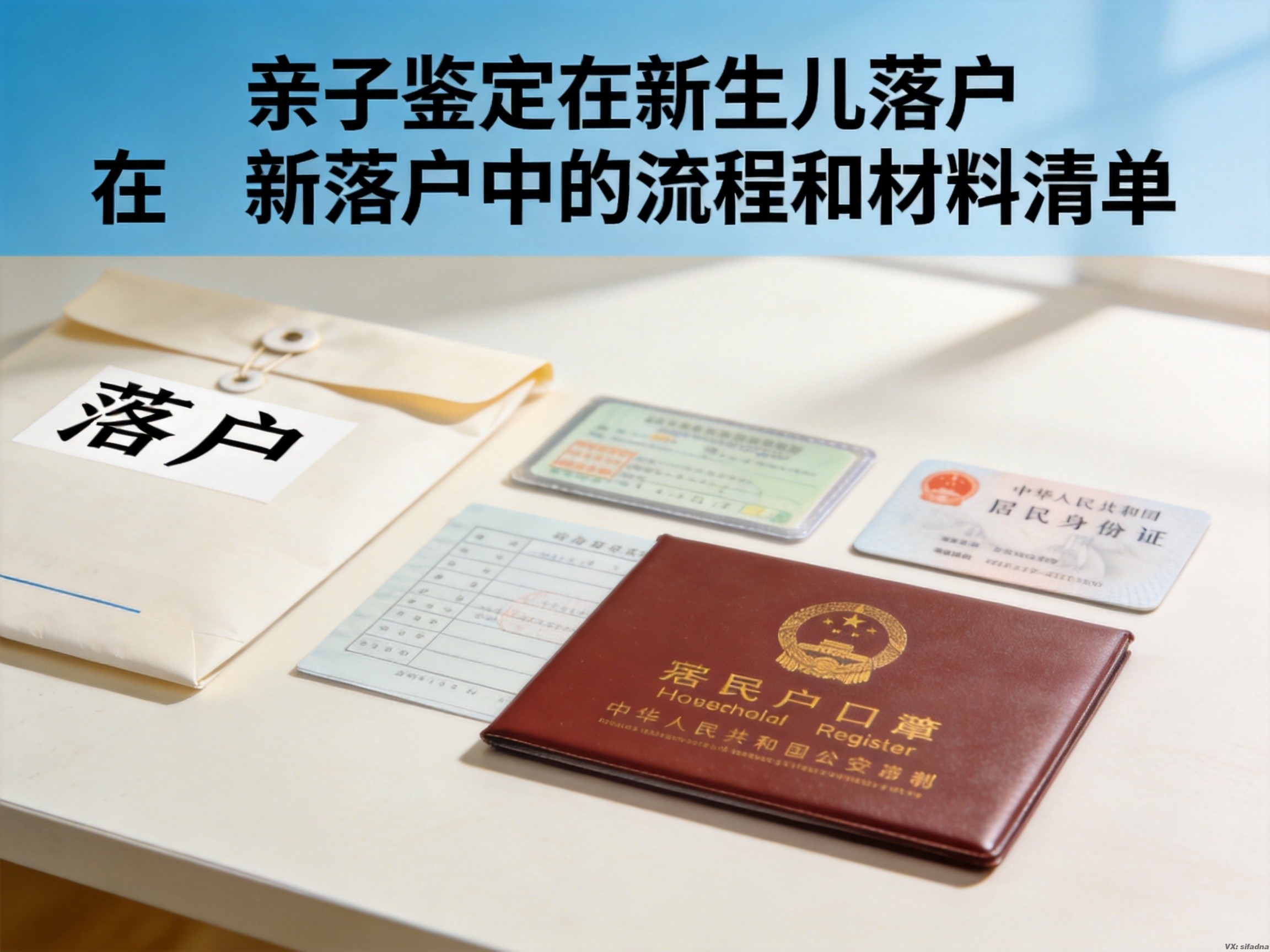 亲子鉴定在新生儿落户中的流程和材料清单 亲子鉴定在新生儿落户中的流程和材料清单