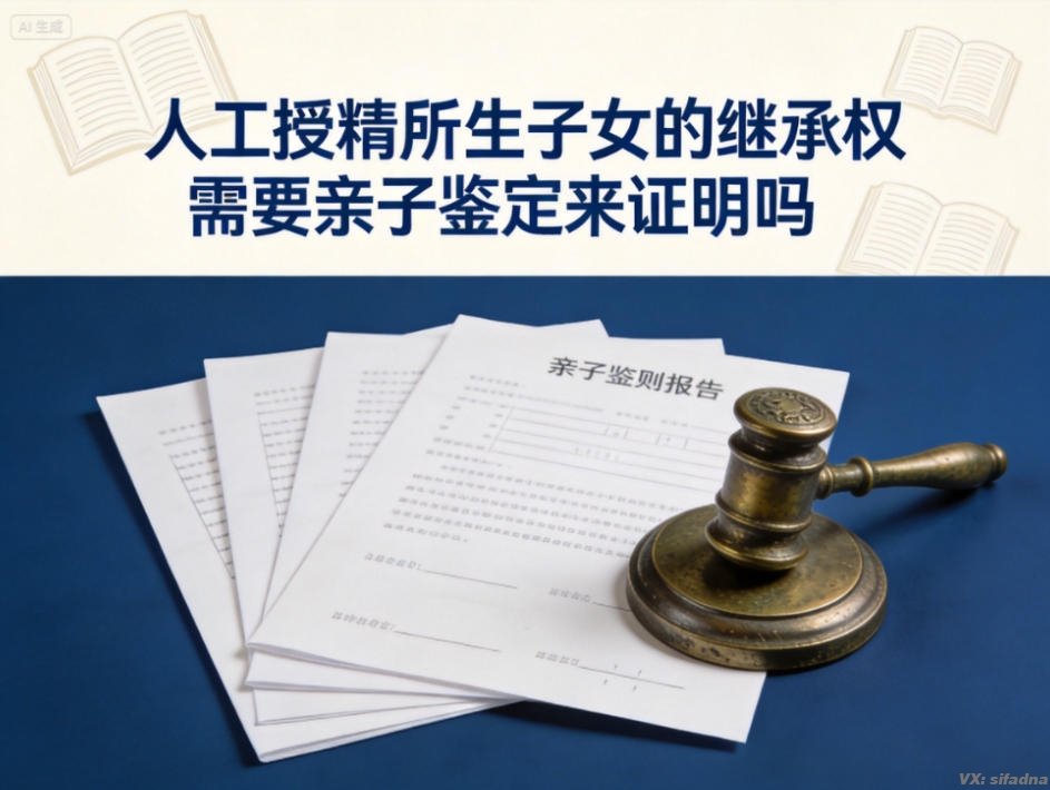 人工授精所生子女的继承权需要亲子鉴定来证明吗